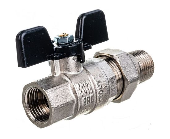 Шаровой полнопроходной кран с американкой STOUT ВР/НР RG008Q0F4S6BT7 – изображение 2