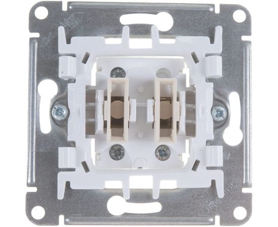2-клавишный механизм выключателя Schneider Electric ATLAS DESIGN сх.5 10АХ белый ATN000151 – изображение 3