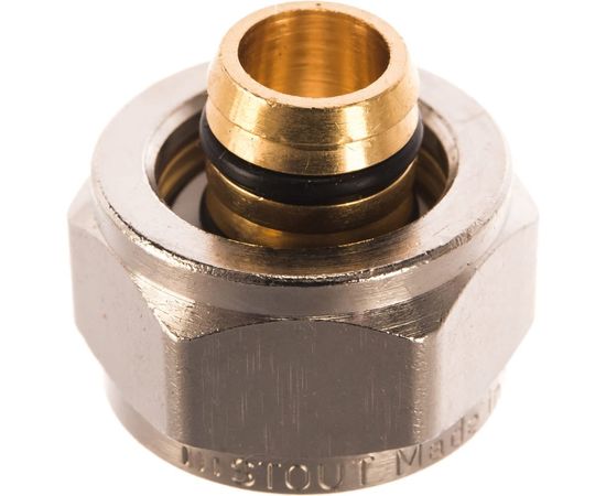 Компрессионный фитинг для труб PEX-AL-PEX STOUT 16х2,0х1/2 RG008P29KAKFK5 – изображение 3