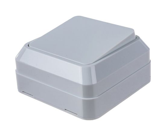 1-клавишный выключатель АБК-СИЛА 10А АЛЬТАИР белый 5400101 – изображение 4