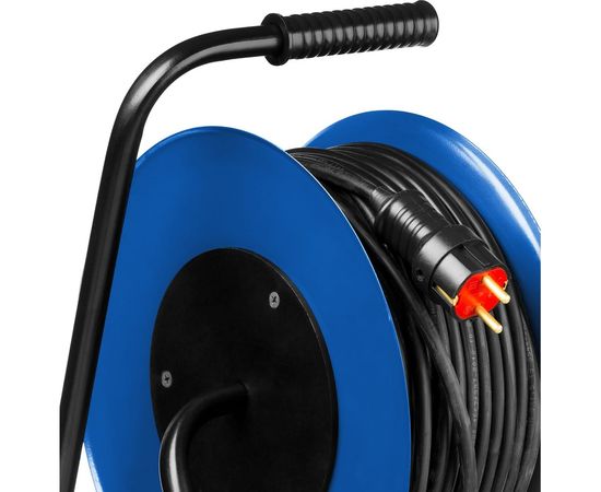 Удлинитель на катушке ЗУБР КГ 315, 30 м, 3700 Вт, 4 гнезда, IP44, КГ 3х1,5 кв мм, 55080-30 – изображение 10