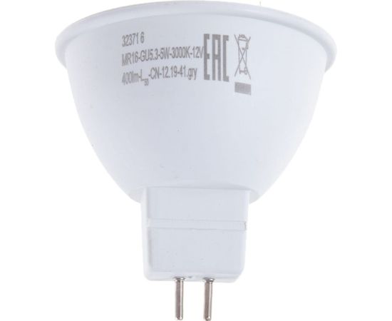 Светодиодная лампа LED MR16 GU5.3 5W 400Лм, 3000K, теплый свет, 12V REV 32371 6 – изображение 6