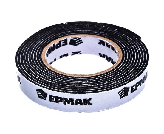Монтажная 2-х сторонняя клеящая лента ЕРМАК для АВТО, 12 мм x 2 м, черная 472-015 – изображение 5