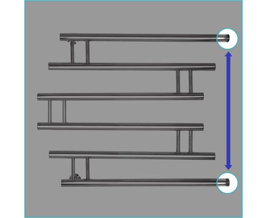 Полотенцесушитель ENERGY Modern 600х700 000001116 – изображение 6