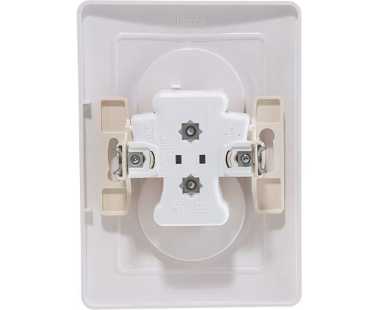 Двойная розетка Schneider Electric BLANCA без заземления без шторок, БЕЛЫЙ BLNRS000021 – изображение 2
