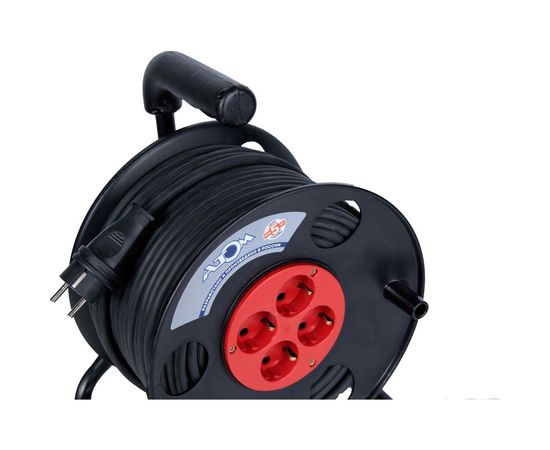 Удлинитель АТЛАНТ КГ 3x2,5 50м на катушке Атом 40267 – изображение 3