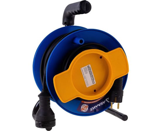 Удлинитель АТЛАНТ ПВС Атом 2х1,5 40м на садовой катушке 40279 – изображение 7