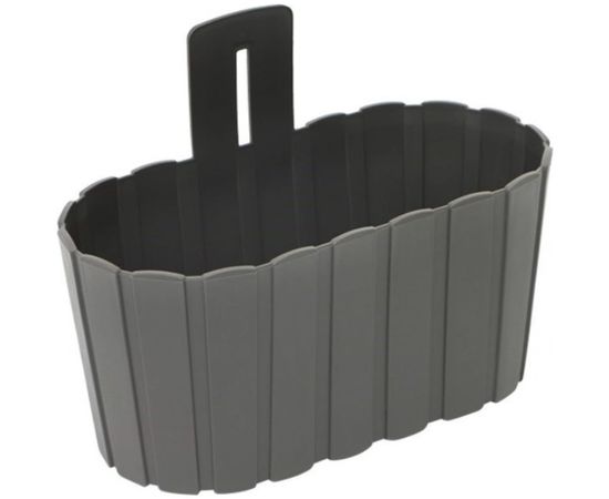 Цветочное кашпо на стену Протэкт Boardee Wall 274*150 мм высота 202 мм Серый КЦ-20 