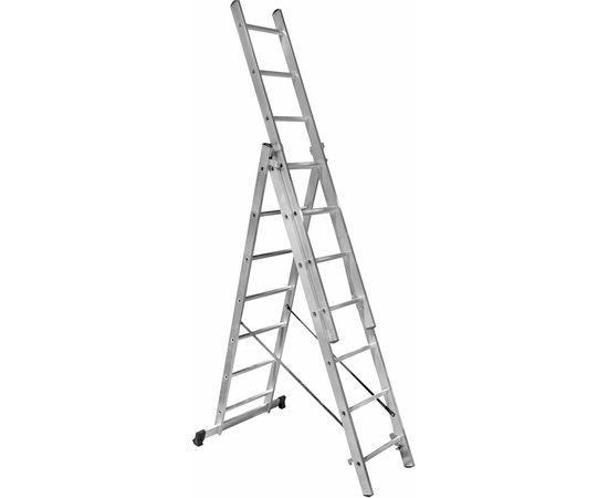 Трехсекционная лестница Gigant L-03 3х7 (Россия) 