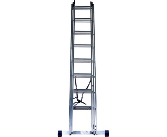 Трехсекционная универсальная алюминиевая лестница Алюмет Серия H3 5309 
