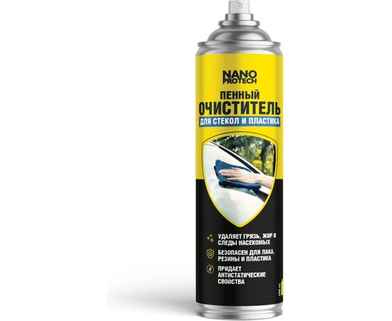Пенный очиститель для стёкол и пластика Nanoprotech 400 мл NPGPO0023 