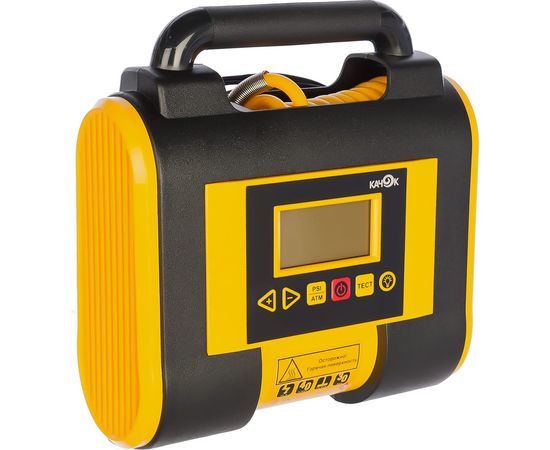 Автомобильный портативный компрессор Качок К70 