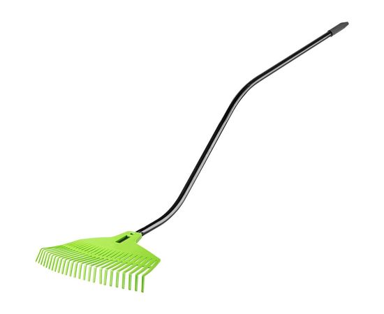 Грабли для листвы VERTO пластиковая головка, металлический эргономичный черенок 15G054 