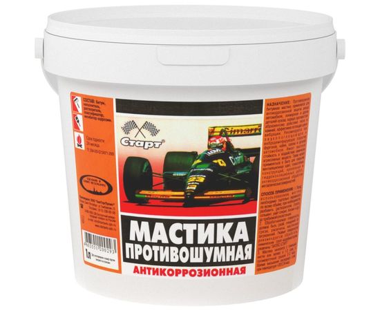 Противошумная мастика СТАРТ 1 л пэ 4607952901414 