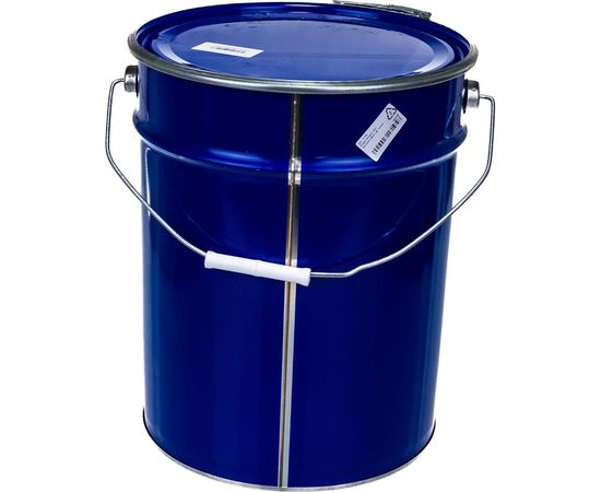 Металлическое ведро ТАРА 20л, синий, крышка-обруч 17195 