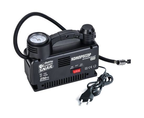 Автомобильный компрессор с фонариком Golden Snail GS9218 
