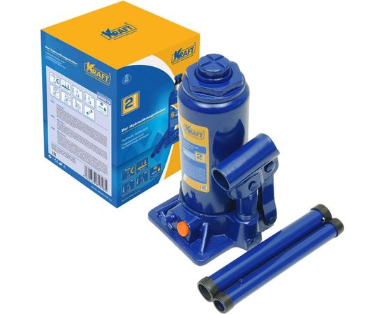 Бутылочный домкрат KRAFT 6 т, min 200mm-max 405mm KT 800015 – изображение 5