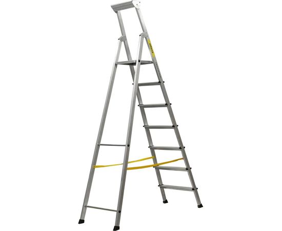 Алюминиевая стремянка с алюминиевым лотком Inforce 7 ступеней СП-01-07 – изображение 7