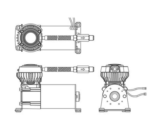 Автомобильный компрессор для стационарной установки BERKUT PRO-17 – изображение 2