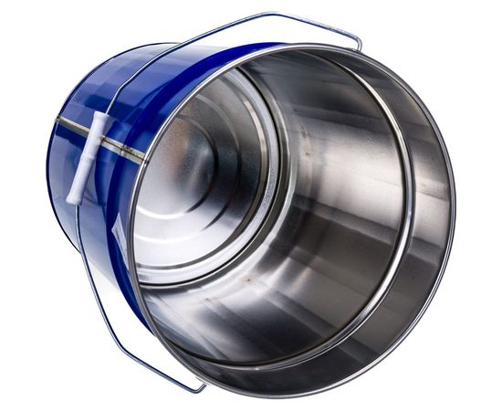 Металлическое ведро ТАРА 20л, синий, крышка-обруч 17195 – изображение 2