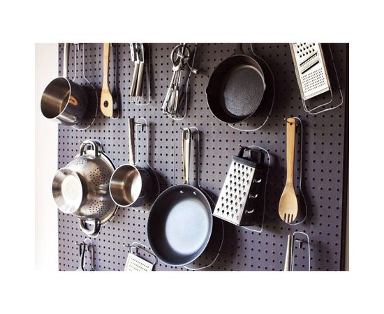 Перфопанель 595х595х5мм, черная ESSE ST012P – изображение 3