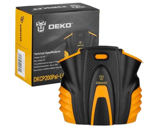 Автомобильный цифровой компрессор DEKO DKCP 200 Psi, LCD Plus 065-0796 – изображение 7