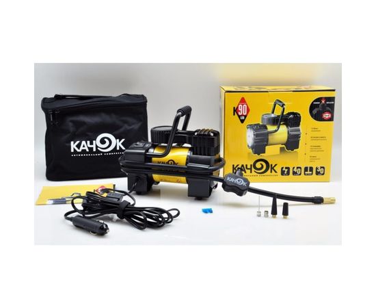 Автомобильный портативный компрессор Качок K90 LED – изображение 5