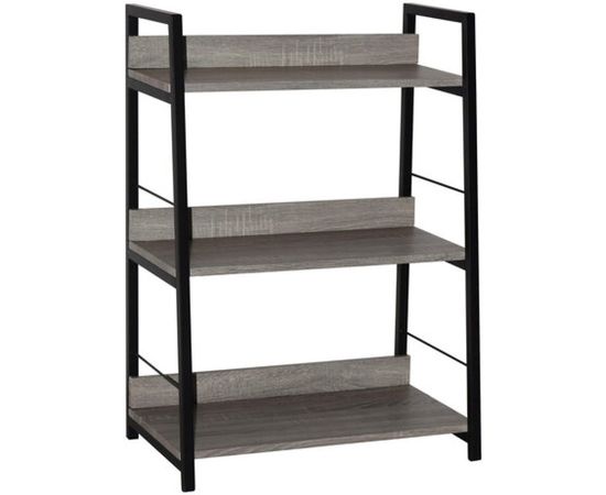 Стеллаж на металлокаркасе BRABIX LOFT SH-002 600х350х845 мм, цвет дуб антик 641232 