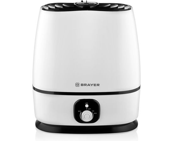 Увлажнитель ультразвуковой BRAYER 6 л, 25 м, 40-80 процентов, 24 ч. BR4702 