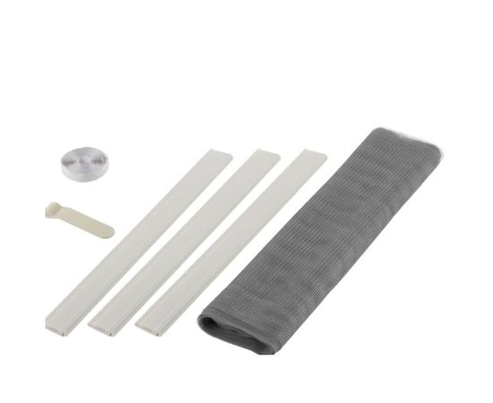 Противомоскитная сетка для двери с крепежной лентой и грузиками Stayer STAYER COMFORT ПЭТ, серая, 1.0x2.2 м 12501-10-22 