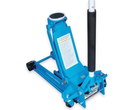 Домкрат (подкатной, гаражный, высота подъема 90/550 мм, нагрузка 3.5 т, 2 цилиндра, кардан) Trommelberg XRD0337L 