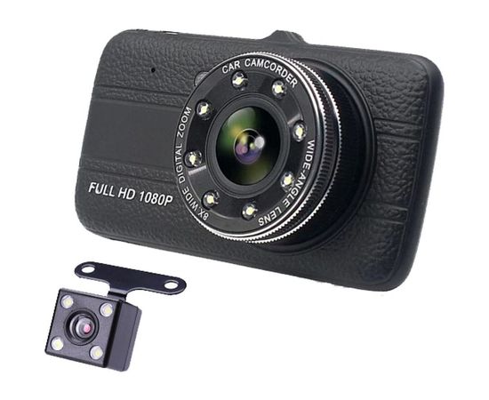 Видеорегистратор Вымпел H-28, 2камеры,FHD 1080p,экран 3.9”,G-сенсор 6080 