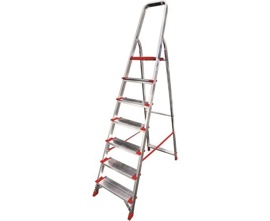 Стремянка Новая высота 7 ступеней с шириной 130 мм 5110107 