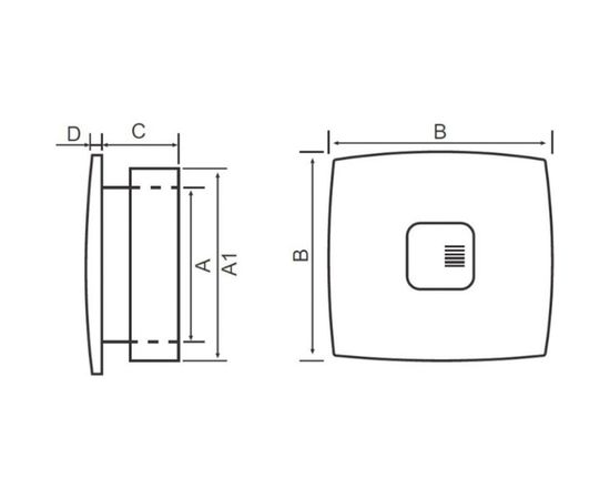 Вентилятор MTG A fi150-H гигротаймер + клапан 31204 – изображение 3