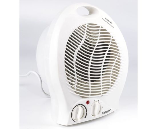 Тепловентилятор SONNEN F-200, 1000/2000 Вт, 2 режима работы, белый, 453493 – изображение 5
