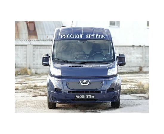Зимняя заглушка решетки радиатора Русская Артель для Peugeot Boxer 2006-2013 (250 кузов) ZRPB-050702 – изображение 2