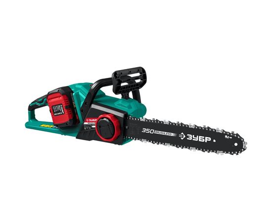 Бесщеточная цепная пила ЗУБР 2x18 В, 4 А*ч ПЦЛ-3635-42 – изображение 5