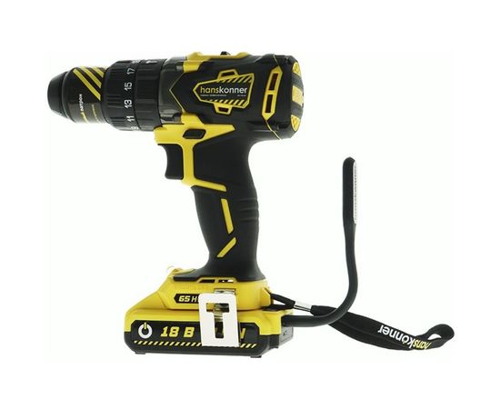Ударная аккумуляторная дрель Hanskonner HCD1865BLI – изображение 3