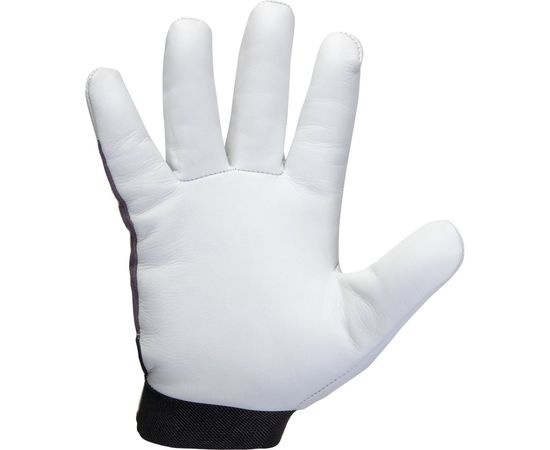 Кожаные перчатки Jeta Safety Winter Mechanic, цвет черный/белый JLE305-8/M – изображение 7