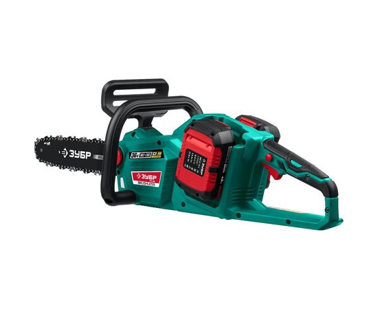 Бесщеточная цепная пила ЗУБР 2x18 В, 4 А*ч ПЦЛ-3635-42 – изображение 4