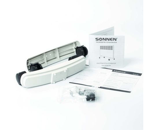 Обогреватель-конвектор SONNEN X-1500, 1500 Вт, белый, 453495 – изображение 2