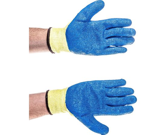 Перчатки Gigant х/б с рельефным латексным покрытием GHG-06 
