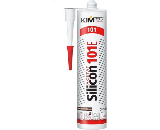 Силиконовый герметик KIM TEC коричневый 101Е 310мл 57433 