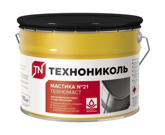 Кровельная мастика Технониколь №21 Техномаст, ведро 10 кг ЦБ769339 