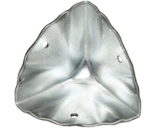 Оцинкованный уголок для ящиков Lucky Guy 60x60x2 мм, d отверстий 5.1 мм 150 02К 060 0 