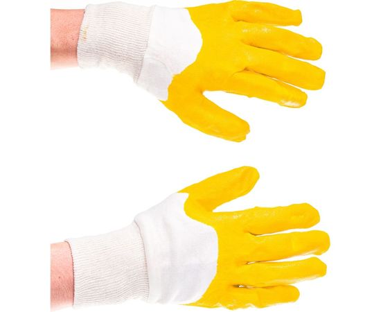 Трикотажные перчатки с нитриловым покрытием Gigant GHG-09 