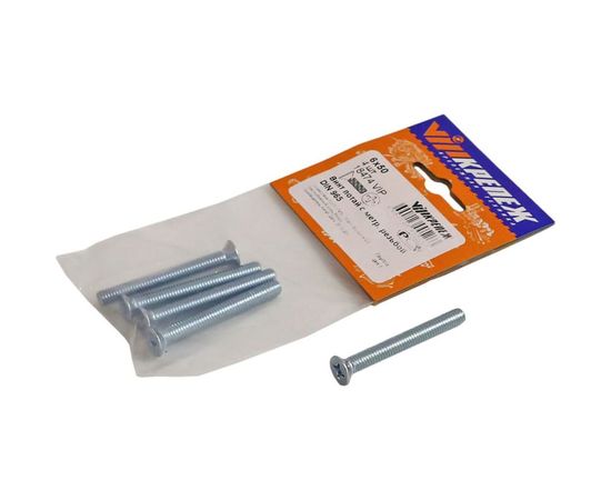 Винт потай с метрической резьбой VIPкрепеж DIN 965, 6х50, 4 шт. 18474 VIP 