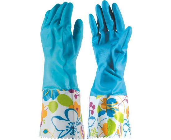 Латексные перчатки с манжетами Рыжий кот LG-Cu, размер М, 092437 