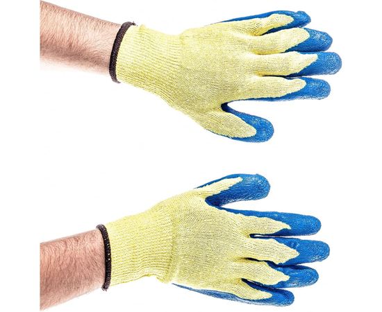 Перчатки Gigant х/б с рельефным латексным покрытием GHG-06 – изображение 3