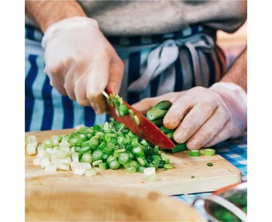 Виниловые неопудренные перчатки AVIORA р.S, 100 шт. 402-637 – изображение 2